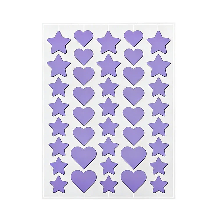 Süße Stern-Pickelpflaster zur Heilung